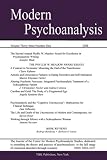 Modern Psychoanalysis
 Volume 33
 Number 1,
