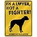 New  I Am A American Bulldog Lover / Lovin'  Parking Sign Dog