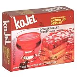Kojel Dessert Jells, Cherry, 3-Ounce (Pack of 24)