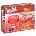 Kojel Dessert Jells, Cherry, 3-Ounce (Pack of 24)