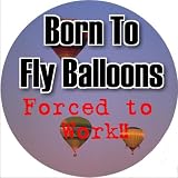 Click for more about 9cm Round Acrylic Drinks Coaster-Born to Fly Balloons 1 - Danetre.