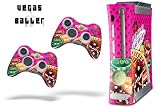 New XBOX 360 Console Protective Skin - Vegas Pink