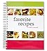BookFactory Recipe Book/Recipe Journal/Recipe Notebook/Blank Cook Book - A Cook's Journal, 150 Total Pages, 75 Entries, 8