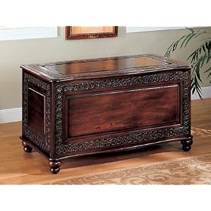 Beautiful Deep Tobacco Finish Storage Cedar Hope Chest