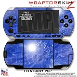 Sony PSP (original) Skin - Stardust Blue WraptorSkinz TM Kit by TuneTattooz TM