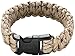 Para Cord Brands SBDEM Survival Bracelet Desert Camo Size Medium with Hand Tied Military Para-Cord Construction