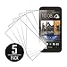 MPERO Collection 5 Pack of Clear Screen Protectors for HTC Desire 601