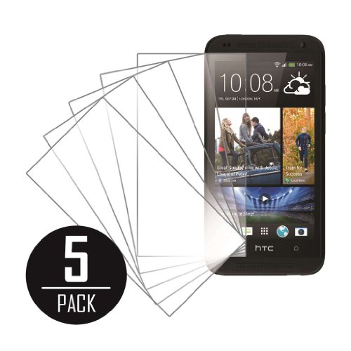 MPERO Collection 5 Pack of Clear Screen Protectors for HTC Desire 601