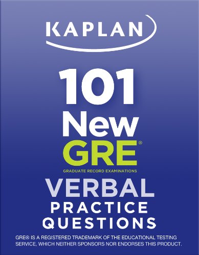 Kaplan 101 New GRE Practice Questions