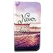 Vogue Shop Synthetic Wallet Kickstand Flip Case with Card Slots and Note Holder for Samsung Galaxy S6 Edge