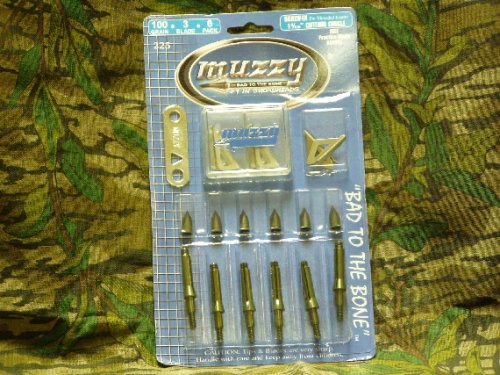 Muzzy 6 Pack 100 Grain Broadheads