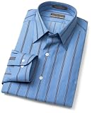 Van Heusen Men's Long Sleeve Men's Fitted Fancy Broadcloth Stripe Shirt