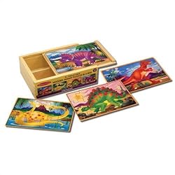 Melissa Doug 3791 Dinosaurs Puzzles in a Box