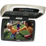 Audiovox VOD128A 12.1-Inch LCD Overhead Monitor with Integrated DVD Player (Pewter) 