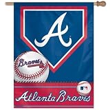 MLB Atlanta Braves 27-by-37-Inch Vertical Flag