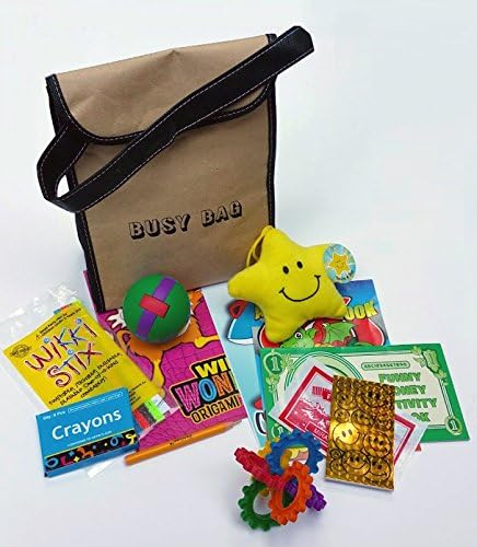 The Busy Bag Entertainment and Activities Color-Me Travel Lunch Sack