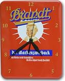 Eigenschaften shark-toys  / BRANDT Zwieback - Nostalgische Uhr aus Blech - Wanduhr Blechuhr - Baby Kind Geschenk Sammler Nostalgie Küche Clock Blechschild Schild