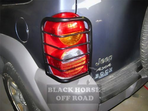2002 2003 2004 2005 2006 2007 Jeep Liberty Black Tail Light Guard