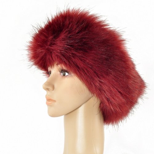 Faux Fur Headband For Women Winter Earwarmer Earmuff Hat Ski