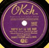 YOUVE GOT ME THIS WAY / DONT THINK IT AINT BEEN CHARMING (1940 10" 78RPM)