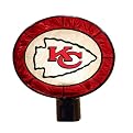 Art Glass Nightlight - Chiefs (4.25 x 4.25 x 16.5")