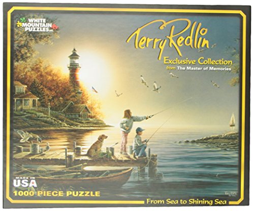 White Mountain Puzzles Sea to Shining Sea - 1000 Piece Jigsaw Puzzle