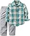 Carter's Boys' 2 Pc Playwear Sets 249g245, Plaid, 3T