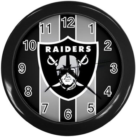 Custom Oakland Raiders American Football NFL Men Wall Clock