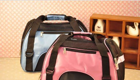 FantasticBaby Small Pet Carrier Soft Sided Cat Dog Comfort Travel Tote Shoulder Bag-2 Colors S Pink