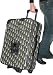 CHRISTIAN AUDIGIER Versailles Signature Ed Hardy Carry On Luggage Suitcase Wheels Roller Black