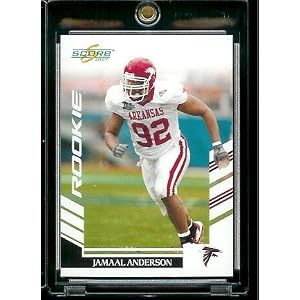 Buy 2007 Score #368 Jamaal Anderson Atlanta Football Rookie Card - Mint Condition - Shipped In...