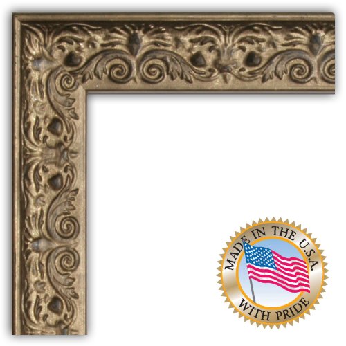18x24 / 18 x 24 Flowery Gold - Real Wood Picture Frame - NEW .. 1.5'' wide