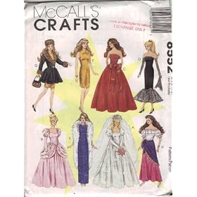 Fashion Doll Clothes McCall's Crafts #8552 by