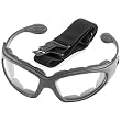 Bobster GXR Adult Convertible Sports Sunglasses - Black/Clear