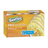 Swiffer 360 Disposable Cleaning Dusters Refills, Unscented, 6-Count (Pack of 2) (Packaging May Vary)