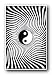 YIN YANG ILLUSION BLACK ZEN BLACKLIGHT POSTER VPA2010