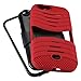 Reiko 3-in-1 Wallet Case for BLU Life One L120 - Retail Packaging - Red