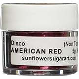 CK Products Disco Dust Art and Craft Supplies, Small, American Red