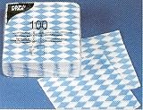 Produkt-Bild: 200 Servietten BAYRISCH BLAU RAUTE OKTOBERFEST