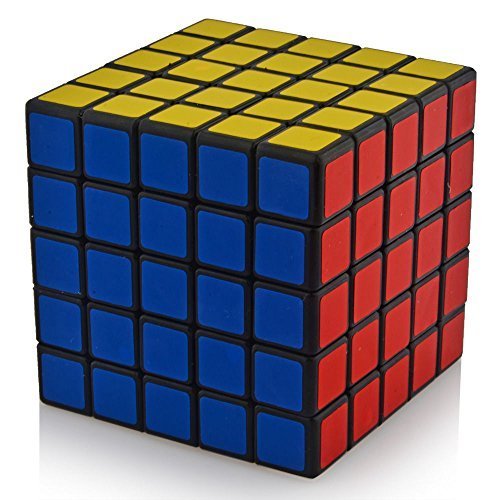 Macanudc The Cube Turns Quicker and More Precisely Than Original Rubiks Super-durable With Vivid Colors Best-selling Rubix Cube 5x5x5 Puzzle Cube Black