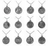Oxidized Silver Chinese Zodiac Character Pendant