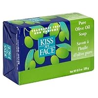 Kiss My Face Bar Soap, 8.0 oz, Pure Olive Oil. 1-Bar