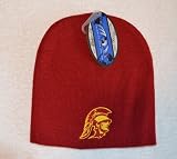 USC Trojans Cardinal Skull Cap - NCAA Cuffless Winter Knit Hat
