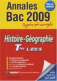 Histoire-Géographie Tles L/ES/S : Sujets et corrigés