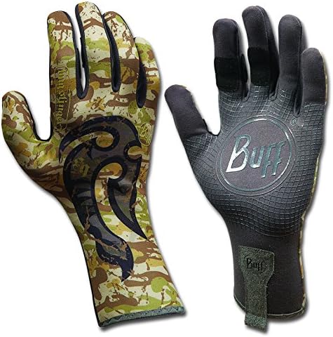 Buff Sport Series MXS 2 Fly Fishing Gloves - Bug Slinger BS Maori Hook M/L