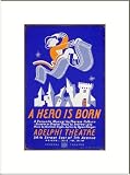 51riciTIX8L. SL160  WPA Poster  A hero is born A romantic musical by Theresa Holburn   based on an original story by