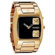 Mens Nixon Watches Banks-Gld/Blk Gold/Black One Size