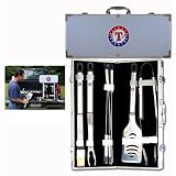 MLB Texas Rangers 8 Piece BBQ Set