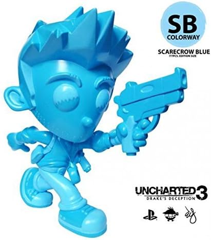 Uncharted Nathan Drake Scarecrow Blue Colorway Vinyl Figure by ESC Toys