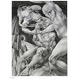 Crucifixion in Space (Man and Demons) Art Poster Print - 22x28